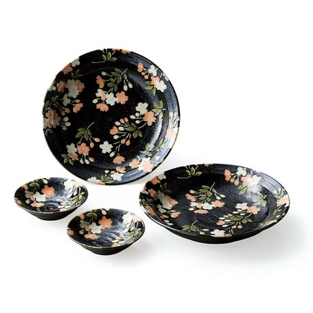 Flower Plate Chiyo Uno Sakura Gift Plates Utensil Set Export Japanese Products To The World At Wholesale Prices Super Delivery