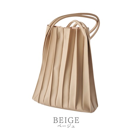 Pleats Tote Bag Ladies Bag Commuting Import Japanese Products At Wholesale Prices Super Delivery