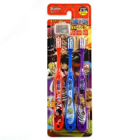 Toothbrush 3pcs Set Attached Cap One Piece Dress Import Japanese Products At Wholesale Prices Super Delivery