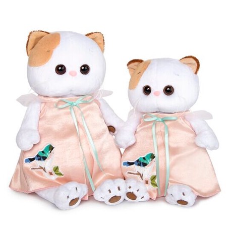 Li Li ピンクのシルクドレス 猫 ぬいぐるみ ギフト プレゼント お祝いの商品ページ 卸 仕入れサイト スーパーデリバリー
