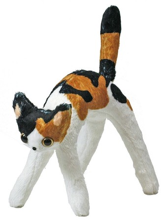 plush tortoiseshell cat