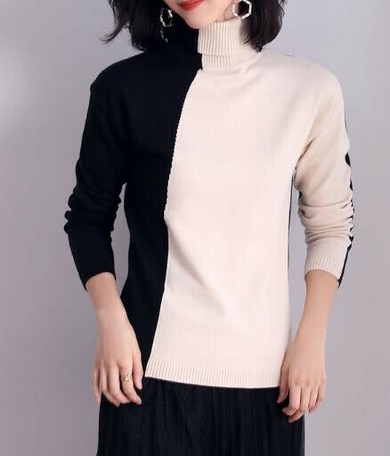 Sweater Knitted Sweater Ladies High Neck Leisurely Import Japanese Products At Wholesale Prices Super Delivery Sweater Knitted Sweater Ladies High Neck Leisurely Import Japanese Products At Wholesale Prices Super Delivery