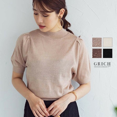 summer mock neck tops