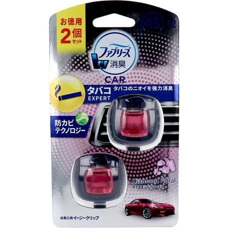 アウトレット ファブリーズ ダブル消臭 車用 タバコエキスパート ダイヤモンドフローラル2個入の商品ページ 卸 仕入れサイト スーパーデリバリー