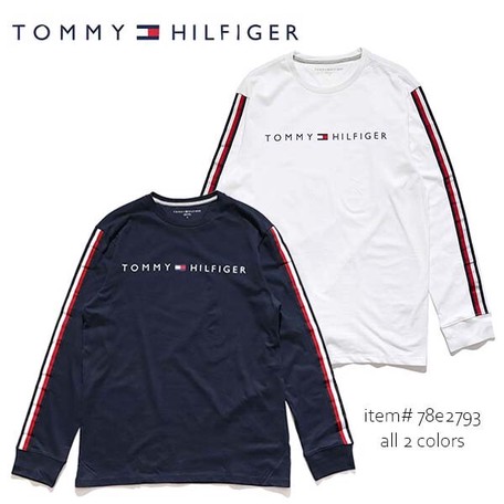 tommy hilfiger black long sleeve t shirt