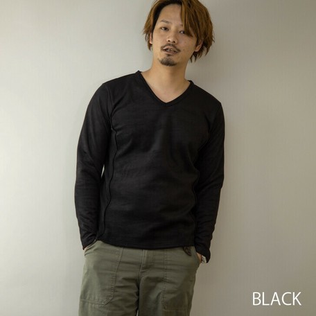 新作 Tシャツ メンズ 長袖 Vネック ポンチ スウェード 長袖tシャツ Vネックtシャツ カットソーの商品ページ 卸 仕入れサイト スーパーデリバリー