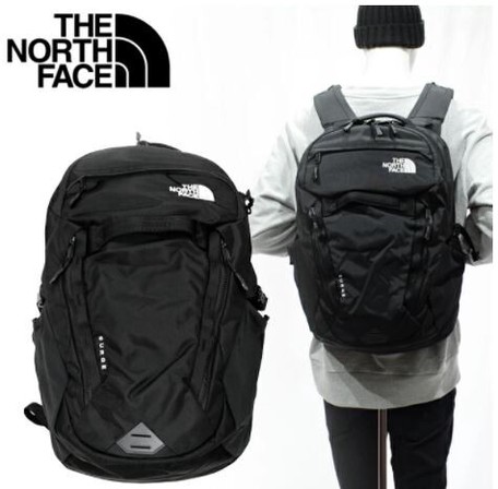 black north face bookbag