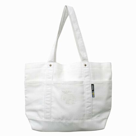 black corduroy tote bag