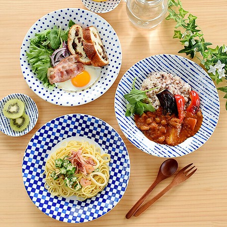 ピュアブルー23 7cmパスタ皿 大皿 日本製 美濃焼 の商品ページ 卸 仕入れサイト スーパーデリバリー