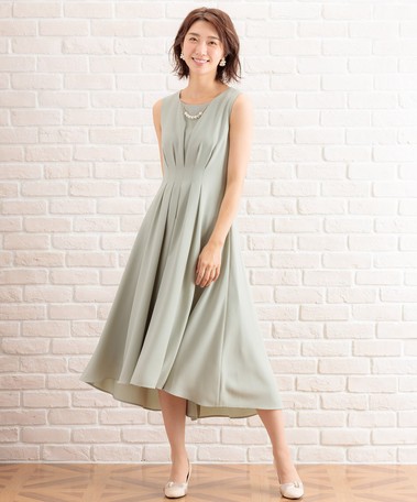 Tuck Design Line Long Dress One Piece Dress Import Japanese Products At Wholesale Prices Super Delivery