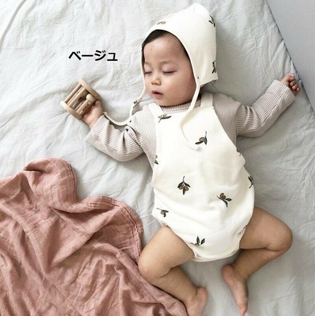 韓国ベビーロンパース 帽子付き オリーブ 新生児 男の子 女の子 春夏 秋冬の商品ページ 卸 仕入れサイト スーパーデリバリー