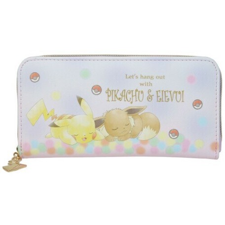 財布 ポケットモンスター ロングウォレット ピカチュウ イーブイ おねむりの商品ページ 卸 仕入れサイト スーパーデリバリー