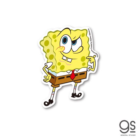 スポンジ ボブ Hmm キャラクターステッカー アメリカ アニメ Spongebob Spo003 Gs 公式グッズ 21新作の商品ページ 卸 仕入れサイト スーパーデリバリー
