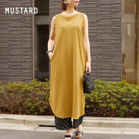 21 New Product 6 Colors Sleeveless Cotton Long One Piece Dress Mitis Loungewear Import Japanese Products At Wholesale Prices Super Delivery