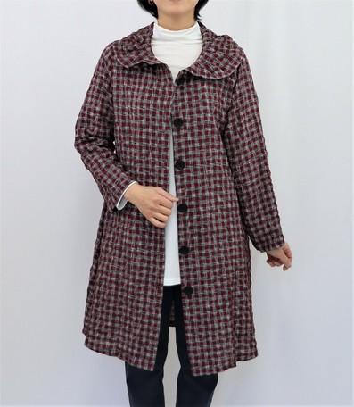 Checkered outerwear