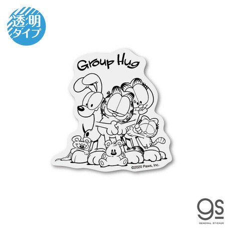 ガーフィールド 透明 キャラクターステッカー Group Hug ミニ アメリカ 猫 Gf015 Gs 公式 21新作の商品ページ 卸 仕入れサイト スーパーデリバリー