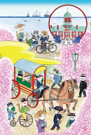 21新作 春のご当地ポストカードco13 横浜 明治の風景3 2 の商品ページ 卸 仕入れサイト スーパーデリバリー