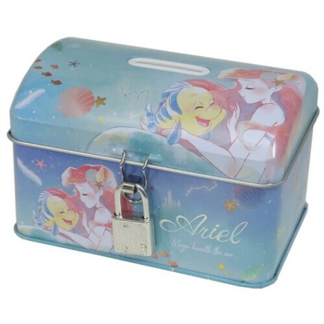 貯金箱 リトルマーメイド 鍵付きタカラバコ缶バンク アリエルの商品ページ 卸 仕入れサイト スーパーデリバリー