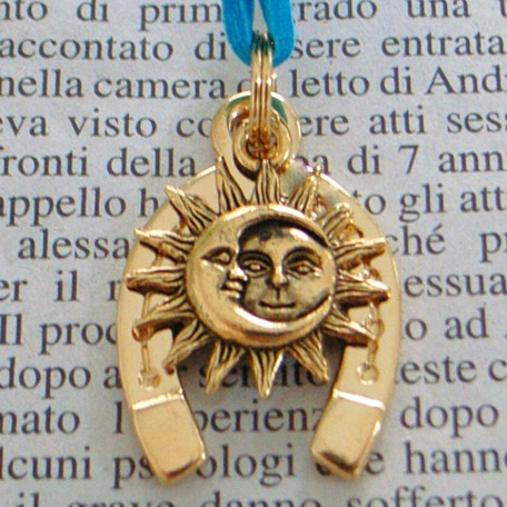 Good Luck Horseshoe Accessory Sun Gold Horseshoe Gold Charm Import Japanese Products At Wholesale Prices Super Delivery