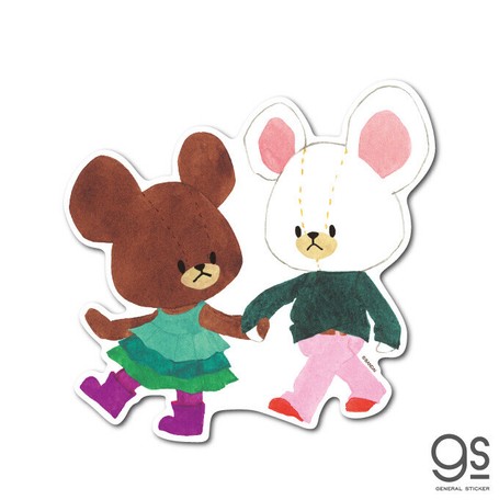 くまのがっこう ジャッキー デイビッド ウォールステッカー キャラクター くま 絵本 インテリア Kmg030の商品ページ 卸 仕入れサイト スーパーデリバリー