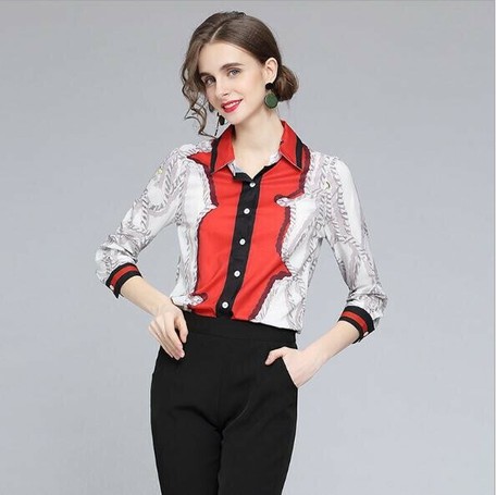 grey chiffon shirt