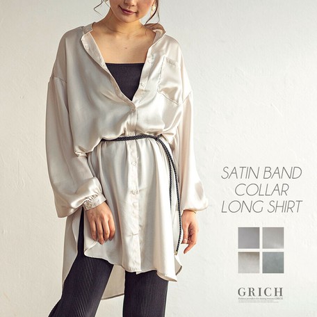 satin tunic blouse