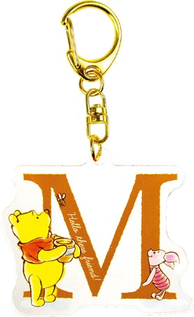 7月上旬入荷予定 ティーズ ディズニーイニシャルアクリルキーホルダー くまのプーさん Mの商品ページ 卸 仕入れサイト スーパーデリバリー