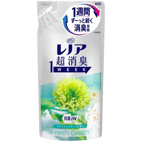 レノア 超消臭1week 柔軟剤 フレッシュグリーン 詰め替え 400mlの商品ページ 卸 仕入れサイト スーパーデリバリー レノア 超消臭1week 柔軟剤 フレッシュグリーン 詰め替え 400mlの商品ページ 卸 仕入れサイト スーパーデリバリー