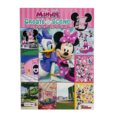 Minnie Coloring Sticker Pad | Import Japanese products at ...
