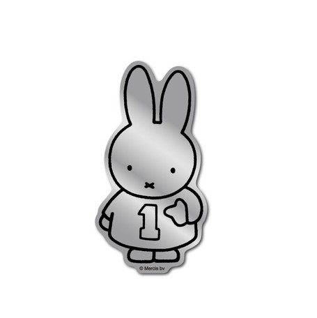 Miffy ミッフィー 1 シルバー 鏡面 キャラクターステッカー 絵本 イラスト かわいい こども うさぎ Mif013の商品ページ 卸 仕入れサイト スーパーデリバリー