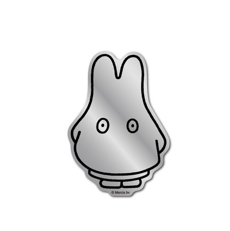 Miffy ミッフィー おばけ シルバー 鏡面 キャラクターステッカー 絵本 イラスト かわいい うさぎ Mif015の商品ページ 卸 仕入れサイト スーパーデリバリー