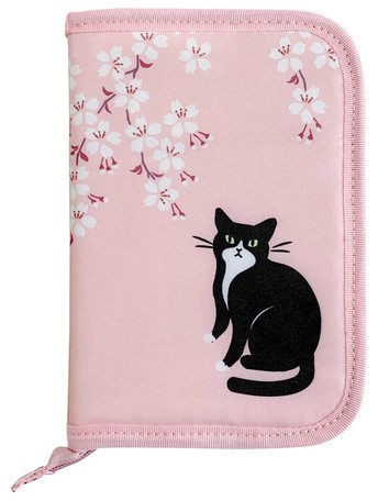 お薬手帳ケース ネコ 桜の商品ページ 卸 仕入れサイト スーパーデリバリー