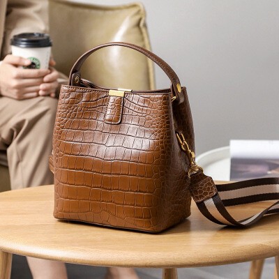 pure leather ladies handbags