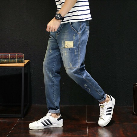 デニム メンズ ジーンズ サルエル デニムパンツ ストレッチ ヴィンテージ ボトムス ジーパンの商品ページ 卸 仕入れサイト スーパーデリバリー