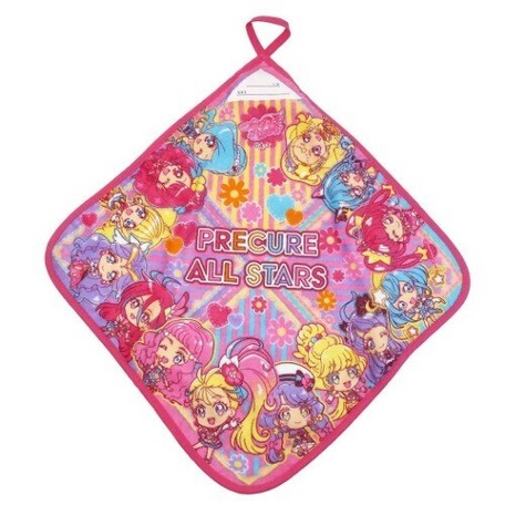 ループタオル プリキュアオールスターズ ループ付き幼稚園ハンドタオル デフォルメ柄の商品ページ 卸 仕入れサイト スーパーデリバリー
