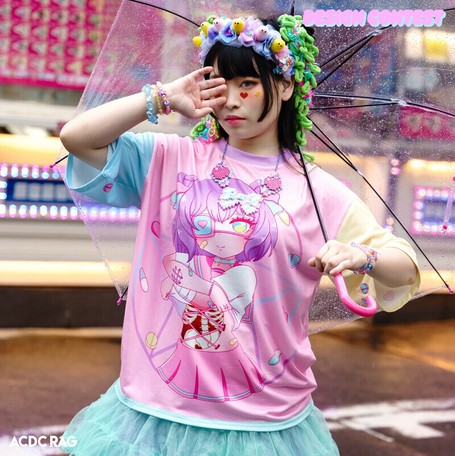 Petrifying Pastel Tシャツ 原宿系 ポップ ファンシー キュート ゆめかわいい かわいい の商品ページ 卸 仕入れサイト スーパーデリバリー