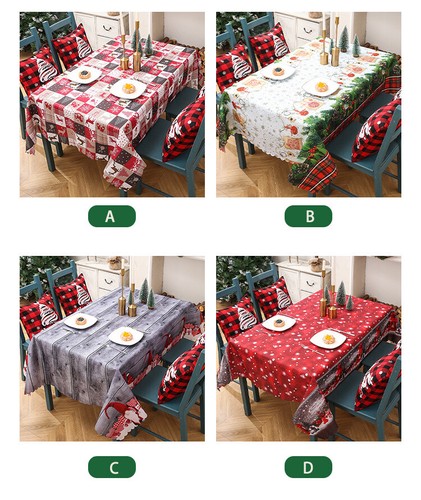 テーブルクロス クリスマス 150x180cm 5色 おしゃれ テーブルマット 長方形 パーティーグッズ サンタの商品ページ 卸 仕入れサイト スーパー デリバリー