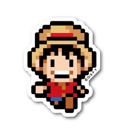 ピクセルワンピース ステッカー ルフィ ミニサイズ Opx001s One Piece ドット絵 新商品 の商品ページ 卸 仕入れサイト スーパーデリバリー