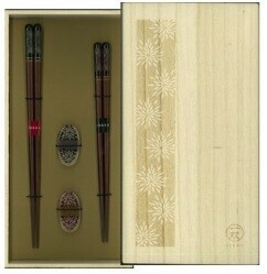 一双 桐箱箸置き付夫婦箸 華花火 23 5cm 21cmの商品ページ 卸 仕入れサイト スーパーデリバリー
