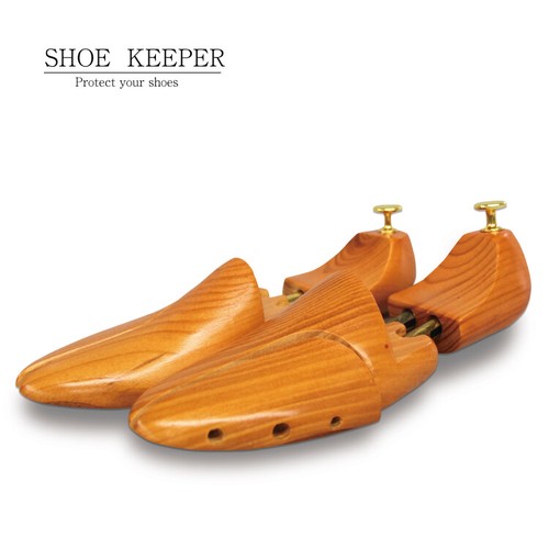 シューケア用品 ブーツキーパー 天然木(ニス塗り)の高級感あふれるシューズキーパー / ファッション 靴