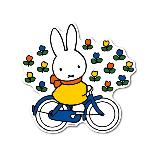Miffy ミッフィー ウォールステッカー 自転車 キャラクター 絵本 イラスト かわいい うさぎ Mif016の商品ページ 卸 仕入れサイト スーパーデリバリー