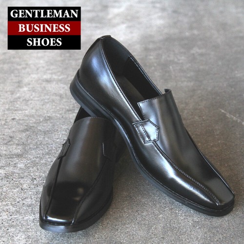 フォーマル・ビジネス GENTLEMAN BUSINESS SHOES ビジネスシューズ ヴァンプタイプ GB-7503N ブラック / ファッション 靴