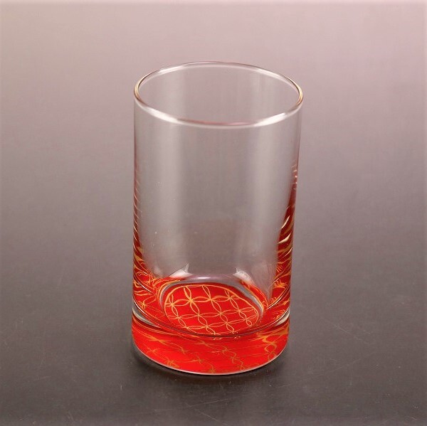 ロックグラス七宝 赤 / 生活雑貨 食器・キッチン グラス・コップ・タンブラー