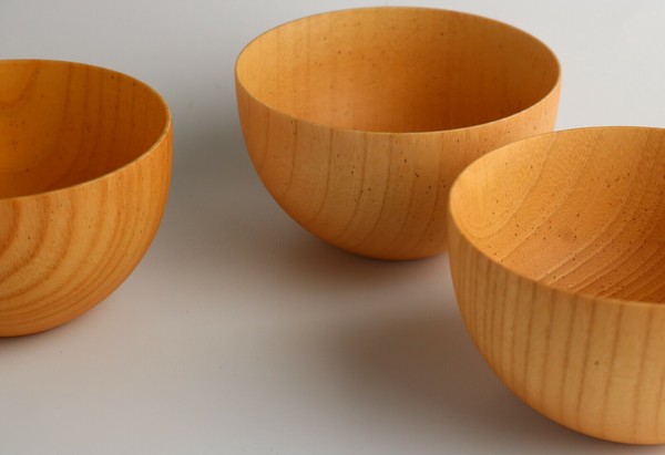 検討中　椀　3つ 一汁三菜』をこのお椀で！【訳あり特価商品・黒点】wooden/耐久