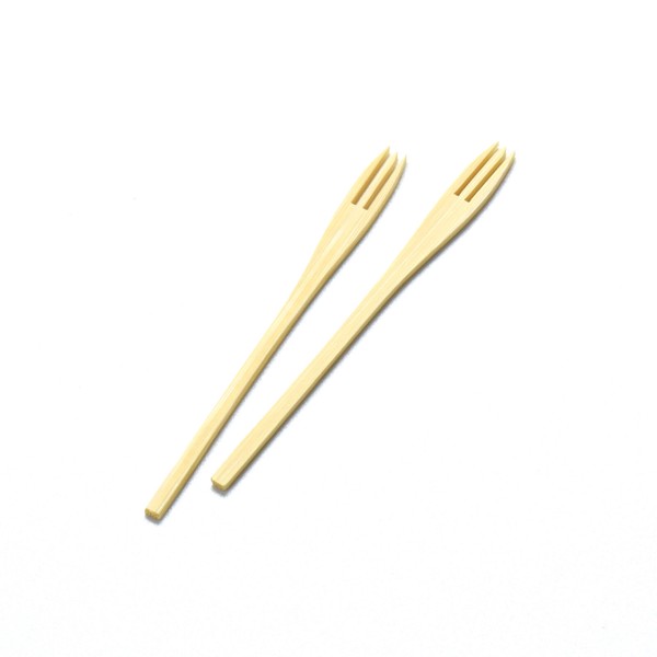 竹エコフォーク(小) (50本入) / 生活雑貨 食器・キッチン キッチン雑貨 消耗品