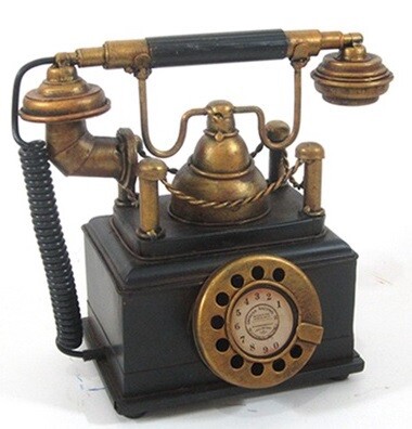 ブリキのおもちゃ(telephone bank) 43161 / 家具・インテリア インテリア雑貨 置物・オブジェ