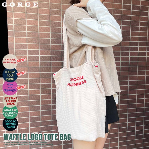ワッフルロゴトートBAG / ファッション バッグ・財布 トートバッグ
