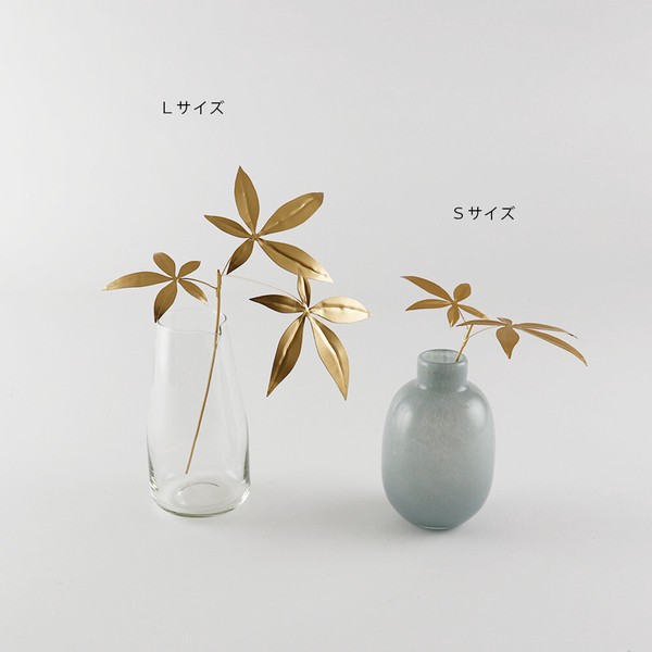 ブリキのパキラスティック(2サイズ各3色)/造花 花瓶 フラワーアレンジメント / 家具・インテリア インテリアグリーン フェイクグリーン･