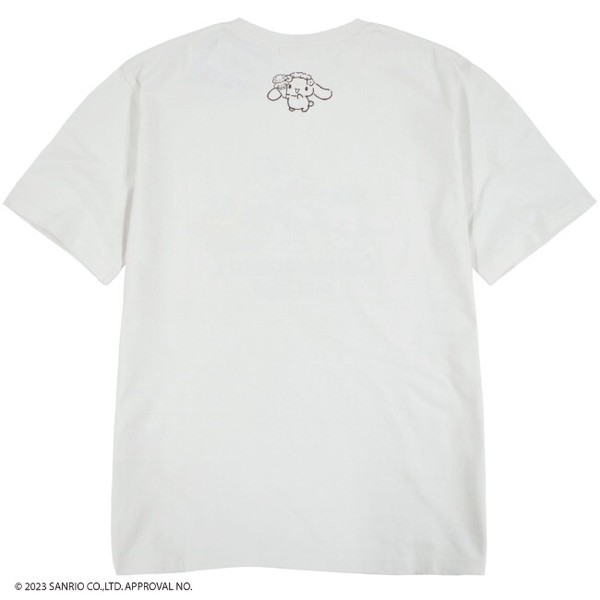 Printstar Sanrio Licensed Show by Rock!! Cyan Heavy Weight White T-Shirt: M