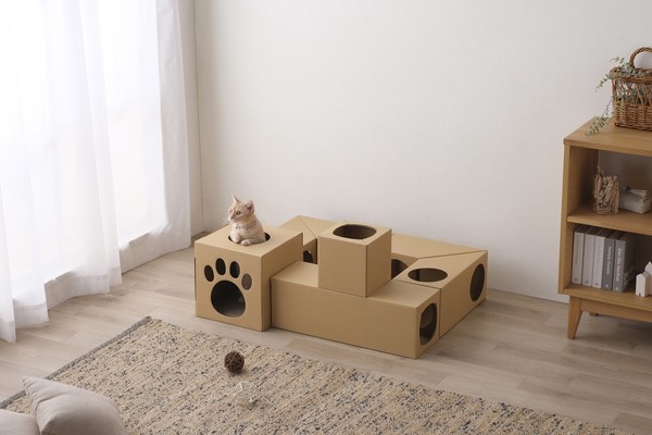 アイリスオーヤマ ペット用品・ペットフード ねこねこトンネル フルセット / 生活雑貨 犬猫用品 おもちゃ